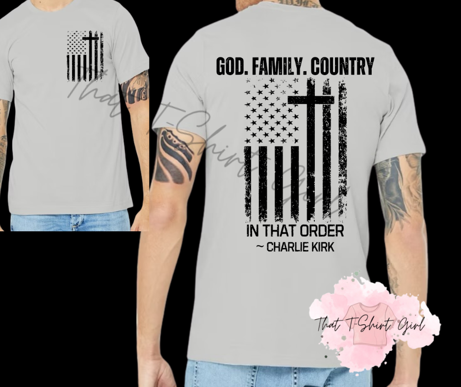 God, family, Country t-Shirt
