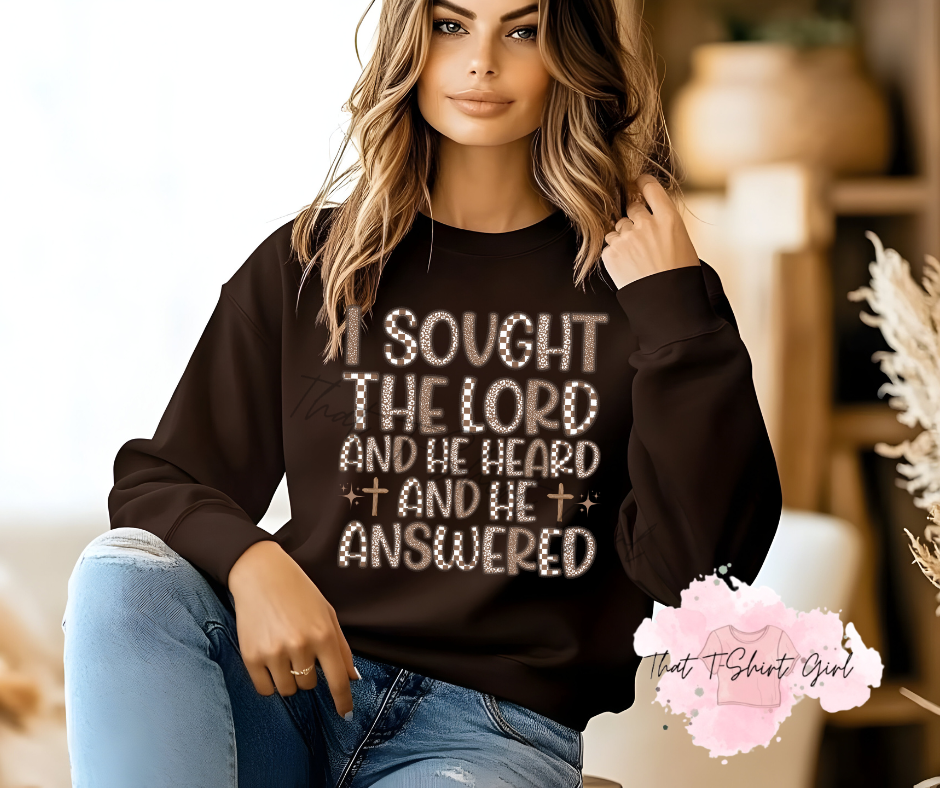 I sought the lord