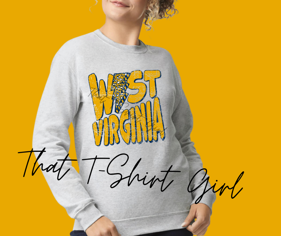 WV crewneck (gold lettering)